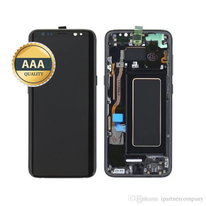 LCD & Digitizer Assembly for Samsung S8 Plus Black with Frame (AAA) - Best Cell Phone Parts Distributor in Canada LCD & Digitizer Assembly for Samsung S8 Plus Black with Frame (AAA) - Best Cell Phone Parts Distributor in Canada
